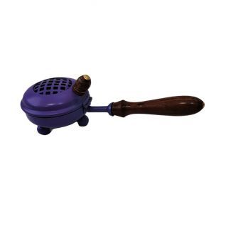 Incensario Metal Brasero Violeta 3.5*9cm